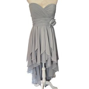 Christina Wu 22648 Gray Bridesmaid Dress